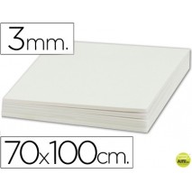 CARTON PLUMA LIDERPAPEL DOBLE CARA 70X100 ESPESOR 3 MM