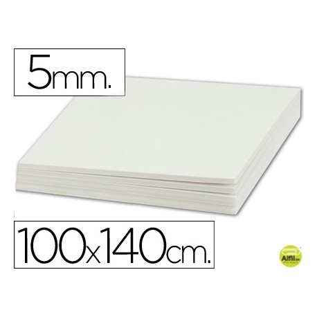 CARTON PLUMA LIDERPAPEL DOBLE CARA 100X140 CM ESPESOR 5 MM