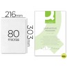 BOLSA DE PLASTIFICAR Q-CONNECT-303 X 216 MM -80 MC -DIN A4