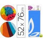 PAPEL SEDA LIDERPAPEL 52X76CM 18G/M2 BOLSA DE 5 HOJAS CELESTE