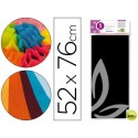 PAPEL SEDA LIDERPAPEL 52X76CM 18G/M2 BOLSA DE 5 HOJAS NEGRO