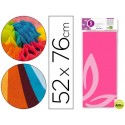 PAPEL SEDA LIDERPAPEL 52X76CM 18G/M2 BOLSA DE 5 HOJAS ROSA
