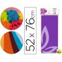 PAPEL SEDA LIDERPAPEL 52X76CM 18G/M2 BOLSA DE 5 HOJAS VIOLETA