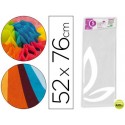 PAPEL SEDA LIDERPAPEL 52X76CM 18G/M2 BOLSA DE 5 HOJAS BLANCO