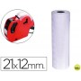 ETIQUETAS Q-CONNECT BLANCA 21 X 12 MM LISA -ROLLO 1000 ETIQUETAS PARA ETIQUETADORA Q-CONNECT