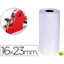 ETIQUETAS Q-CONNECT BLANCA 16 X 23 MM LISA -ROLLO 700 ETIQUETAS PARA ETIQUETADORA Q-CONNECT
