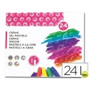 LAPICES CERA BLANDA LIDERPAPEL-CAJA DE 24 COLORES