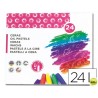 LAPICES CERA BLANDA LIDERPAPEL-CAJA DE 24 COLORES