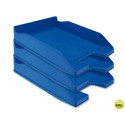 BANDEJA SOBREMESA PLASTICO Q-CONNECT AZUL OPACO