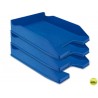 BANDEJA SOBREMESA PLASTICO Q-CONNECT AZUL OPACO