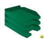 BANDEJA SOBREMESA PLASTICO Q-CONNECT VERDE OPACO