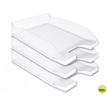 BANDEJA SOBREMESA PLASTICO Q-CONNECT TRANSPARENTE