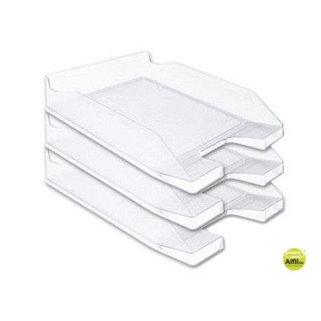 BANDEJA SOBREMESA PLASTICO Q-CONNECT TRANSPARENTE