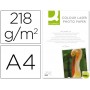 PAPEL Q-CONNECT FOTO GLOSSY DIN-A4 PARA FOTOCOPIADORAS E IMPRESORAS LASER -PAQUETE DE 100 HOJAS 218