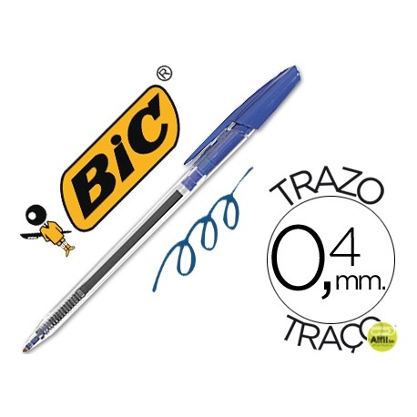 BOLIGRAFO BIC CRISTAL CLIC AZUL