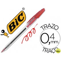 BOLIGRAFO BIC CRISTAL CLIC ROJO