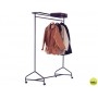 VESTIDOR PORTATIL CON REPISA CAPACIDAD PARA 40 PERCHAS