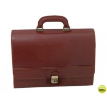 CARTERA PORTADOCUMENTOS POLIPIEL NEGRO -CON VARIOS COMPARTIMENTOS 370X31 MM