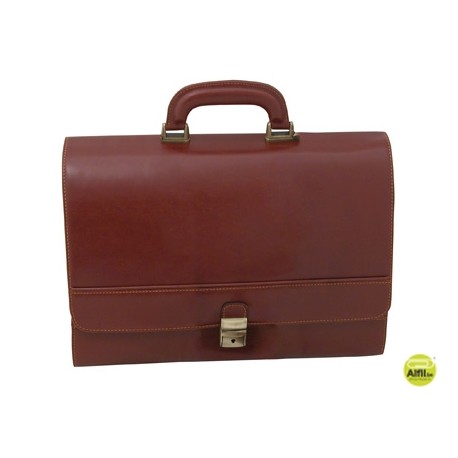 CARTERA PORTADOCUMENTOS POLIPIEL NEGRO -CON VARIOS COMPARTIMENTOS 370X31 MM