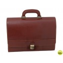 CARTERA PORTADOCUMENTOS POLIPIEL NEGRO -CON VARIOS COMPARTIMENTOS 370X31 MM