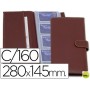 TARJETERO ARTESANIA DE PIEL CAPACIDAD 160 TARJETAS VISITA 280X145 MM