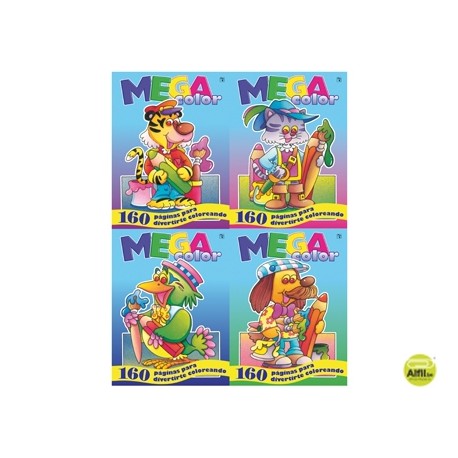 CUADERNO COLOREAR -MEGA COLOR