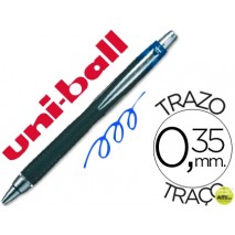 BOLIGRAFO UNI-BALL JETSTRAM SXN-210 RETRACTIL COLOR AZUL