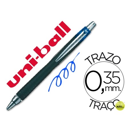 BOLIGRAFO UNI-BALL JETSTRAM SXN-210 RETRACTIL COLOR AZUL