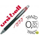 BOLIGRAFO UNI-BALL JETSTRAM SXN-210 RETRACTIL COLOR ROJO