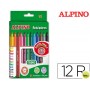 ROTULADOR ALPINO -CAJA DE 12 COLORES