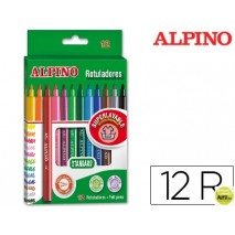 ROTULADOR ALPINO -CAJA DE 12 COLORES