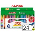 ROTULADOR ALPINO MAXI -CAJA DE 24 COLORES