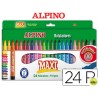 ROTULADOR ALPINO MAXI -CAJA DE 24 COLORES