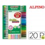 ROTULADOR ALPINO DOUBLE DOUBLEPUNTA GRUESA Y PUNTA FINA CAJA DE 20 COLORES