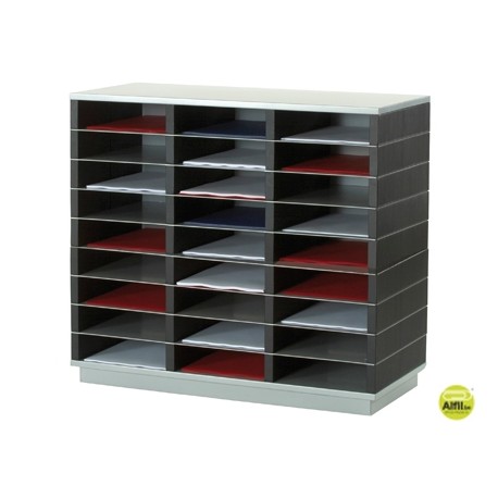 MUEBLE AUXILIAR FAST-PAPERFLOW27 CASILLAS PLASTICO-METAL 75X69X32,8 CM SK-133S1.35 Y SK-1BR.35