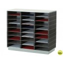 MUEBLE AUXILIAR FAST-PAPERFLOW27 CASILLAS PLASTICO-METAL 75X69X32,8 CM SK-133S1.35 Y SK-1BR.35