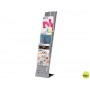 EXPOSITOR FAST-PAPERFLOW DE SUELO PARA A4 7 ESTANTES 1150X250X360 MM