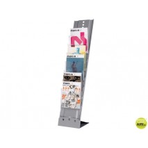 EXPOSITOR FAST-PAPERFLOW DE SUELO PARA A4 7 ESTANTES 1150X250X360 MM