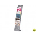 EXPOSITOR FAST-PAPERFLOW DE SUELO PARA A4 7 ESTANTES 1150X250X360 MM