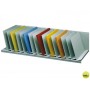 ORGANIZADOR DE ARMARIO FAST- PAPERFLOW GRIS BALDAS FIJAS INCLINADAS 802 MM 206X310X912 MM