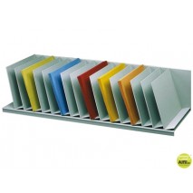 ORGANIZADOR DE ARMARIO FAST- PAPERFLOW GRIS BALDAS FIJAS INCLINADAS 802 MM 206X310X912 MM