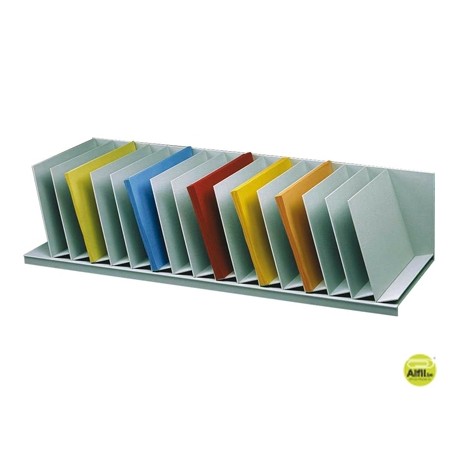 ORGANIZADOR DE ARMARIO FAST- PAPERFLOW GRIS BALDAS FIJAS INCLINADAS 802 MM 206X310X912 MM