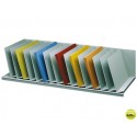 ORGANIZADOR DE ARMARIO FAST- PAPERFLOW GRIS BALDAS FIJAS INCLINADAS 802 MM 206X310X912 MM