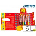 LAPICES DE COLORES GIOTTO BEBE CAJA DE 6 LAPICES