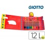 LAPICES DE COLORES GIOTTO BEBE CAJA DE 12 LAPICES