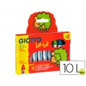 LAPICES CERA GIOTTO BEBE CAJA DE 10 COLORES
