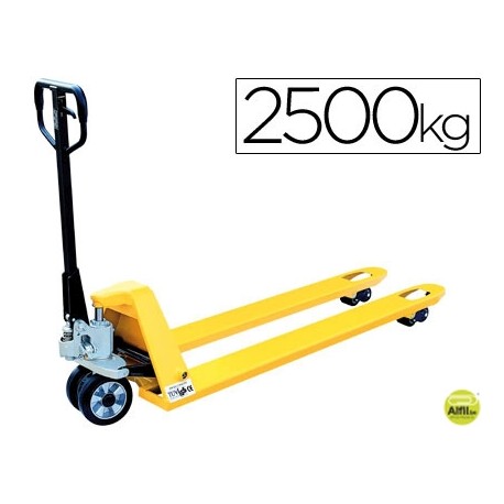 TRANSPALETA DE MANO -CAPACIDAD DE CARGA 2500 KG 1224X1538 MM