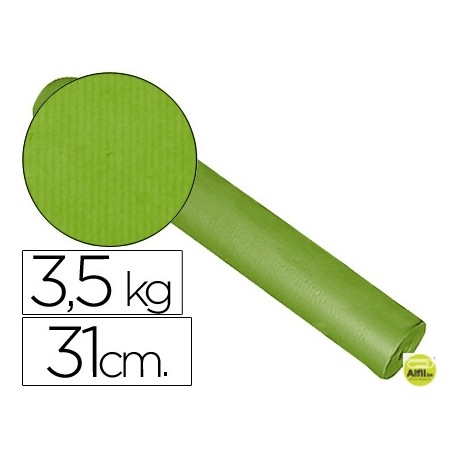 PAPEL FANTASIA KRAFT BLANCO KFC -BOBINA 31 CM -3,5 KG -COLOR PISTACHO