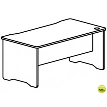 MESA OFICINA ROCADA SERIE WORK 140X80 ACABADO AA01 HAYA/HAYA