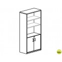 ARMARIO ROCADA CON 3 ESTANTES Y DOS PUERTAS ENTERAS SERIE STORE 156X90X45 ACABADO AA01 HAYA/HAYA